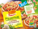 WINIARY POMYSŁ NA... Pizzerinki z szynką i pieczarkami