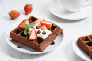 Chocolate waffle Międzynarodowy Dzień Gofra 25 marca – gofry – sprawdź, jak przyrządzić je samodzielnie